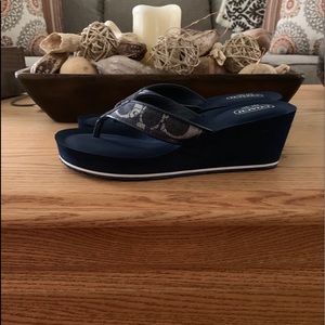 Coach Wedge Sandals/Flip Flops